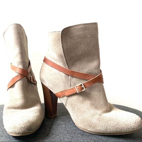 Suede Stacked Bootie - Picture 6 of 6